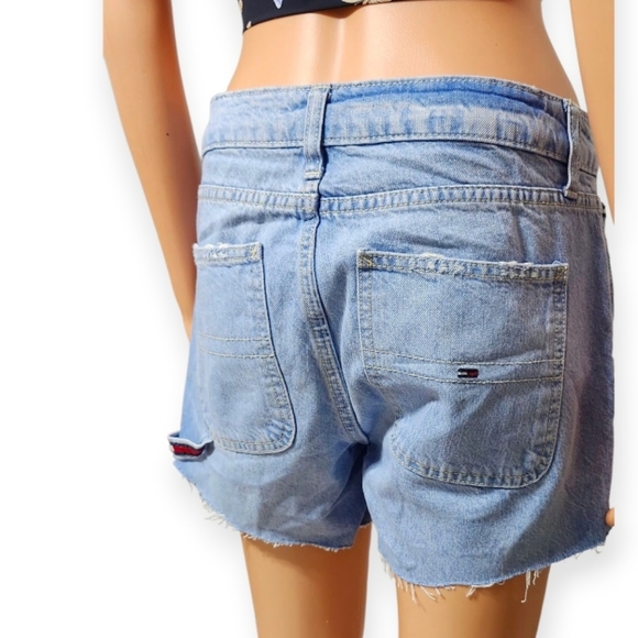 Tommy Hilfiger Light Blue Jean Shorts - Picture 5 of 7